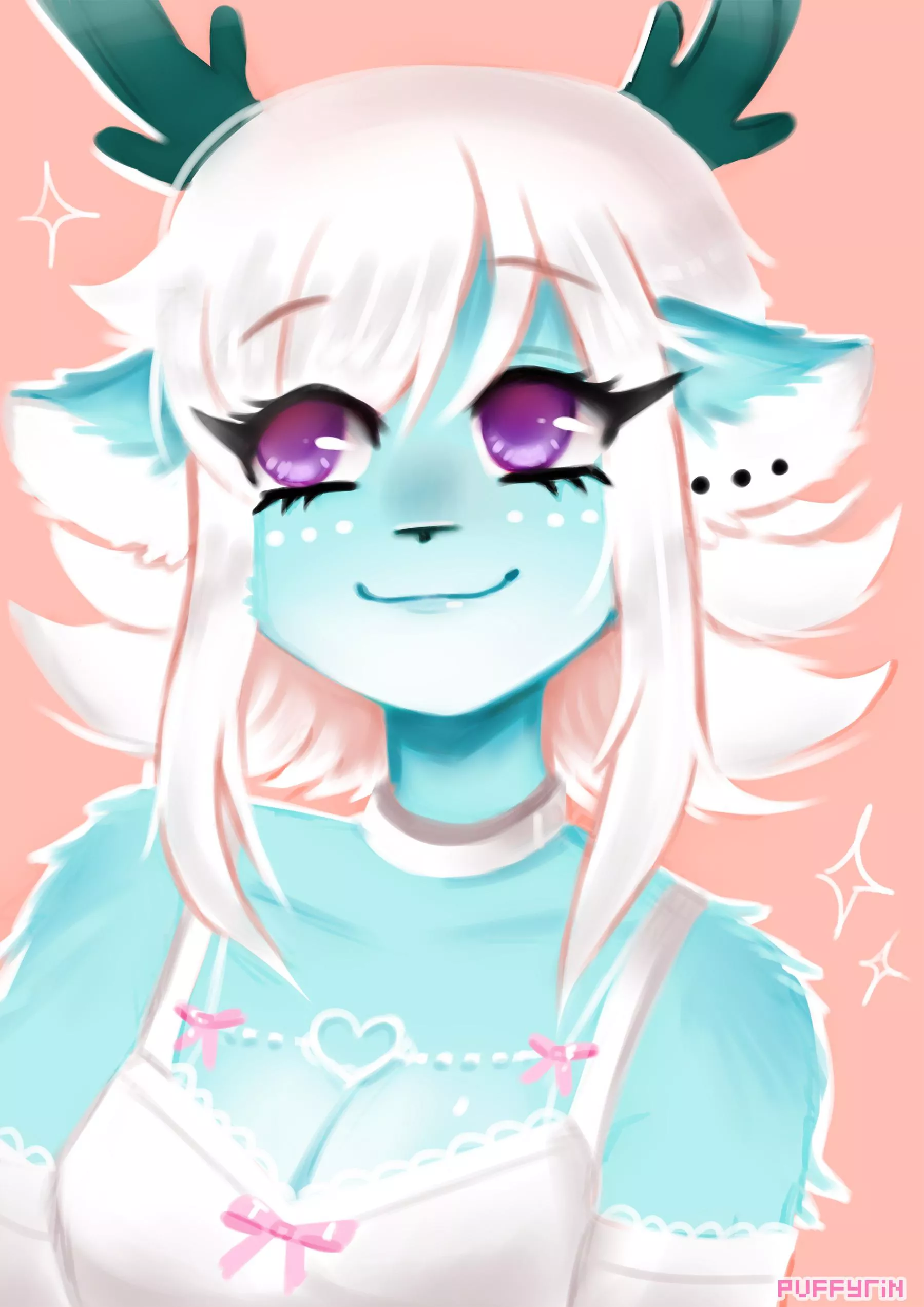 Rendering practice ✨🌈 (art by me)