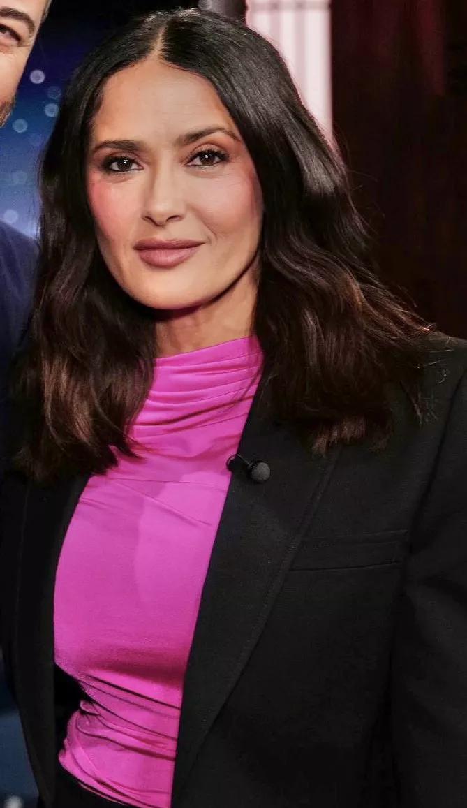 Salma Hayek, as always filling out the top very well