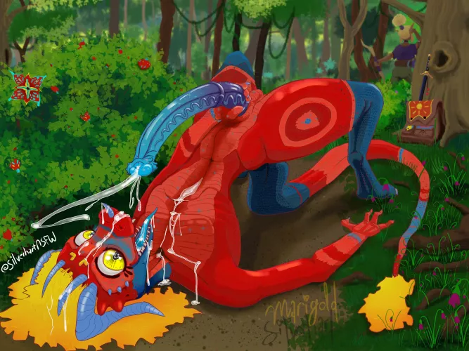 Sunshine the quetzling gets distracted very easily (MarigoldSivlerhart) (Me)