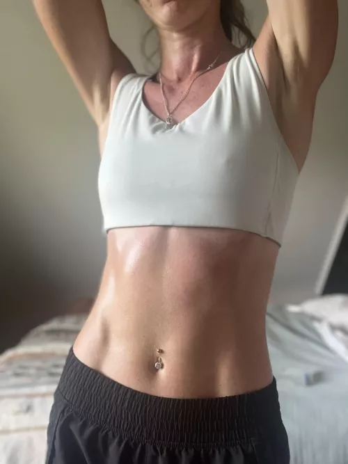 Sweaty workout today 💦