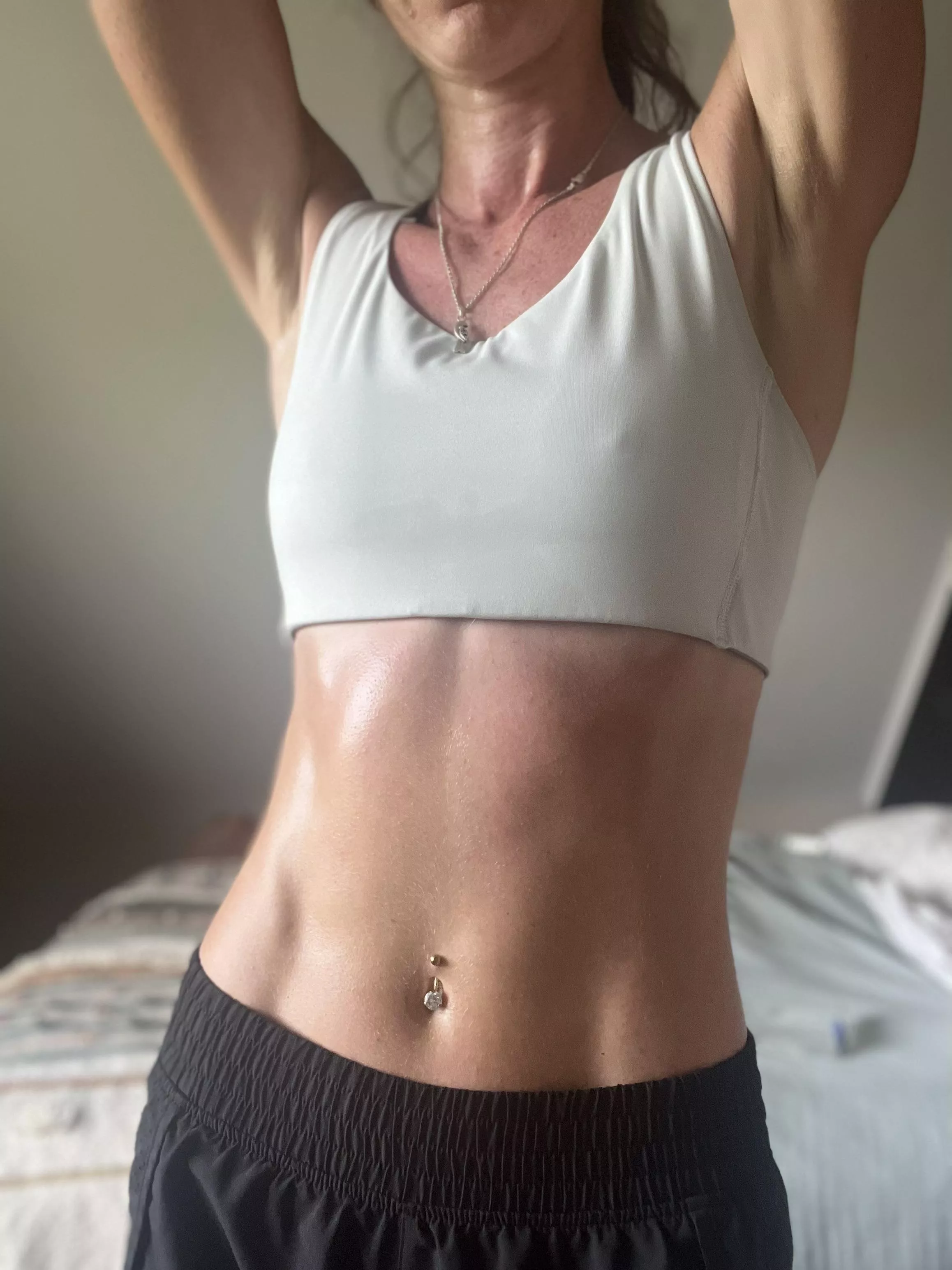 Sweaty workout today 💦