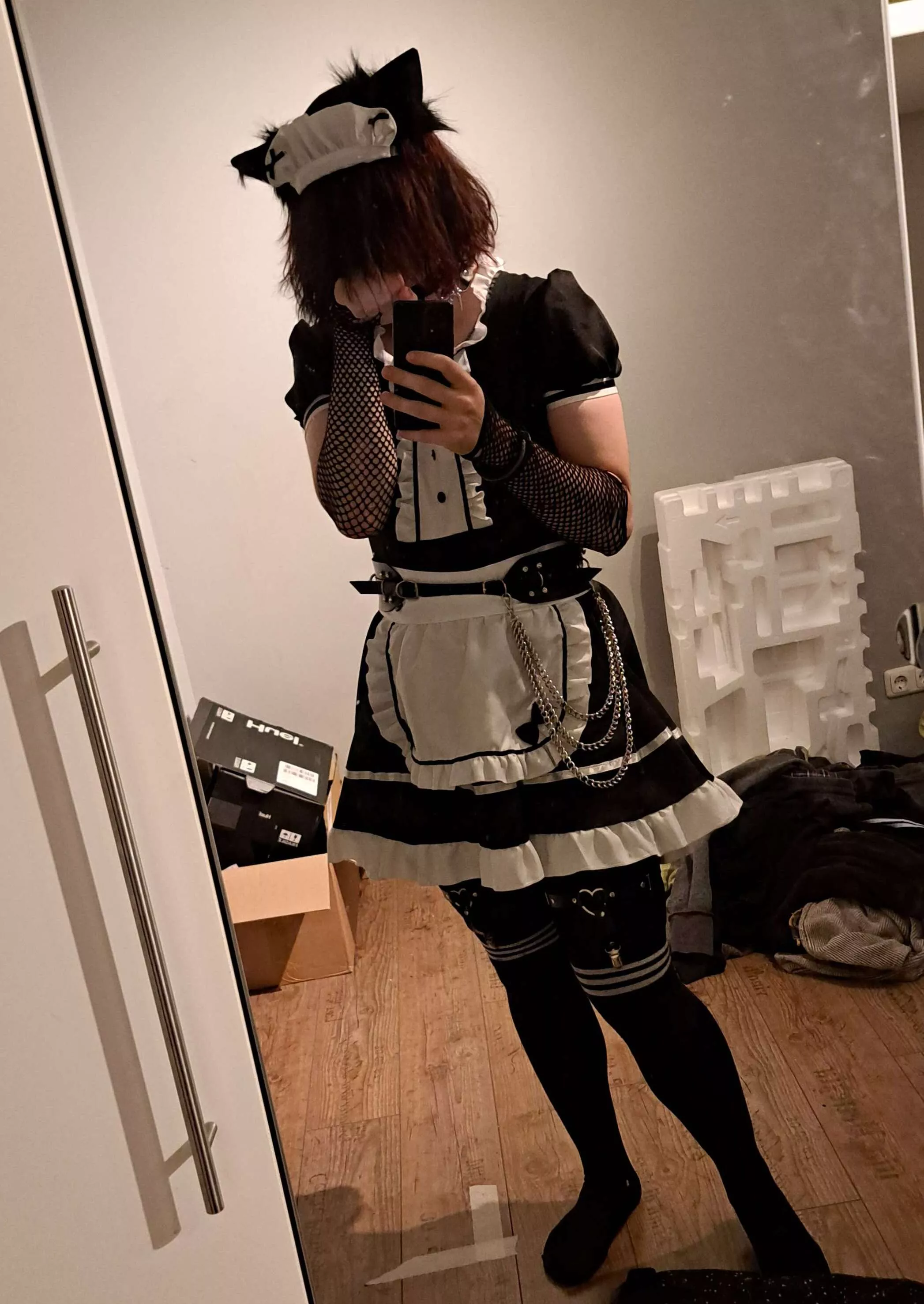 the fit for a convention I went to (ignore my messy room)