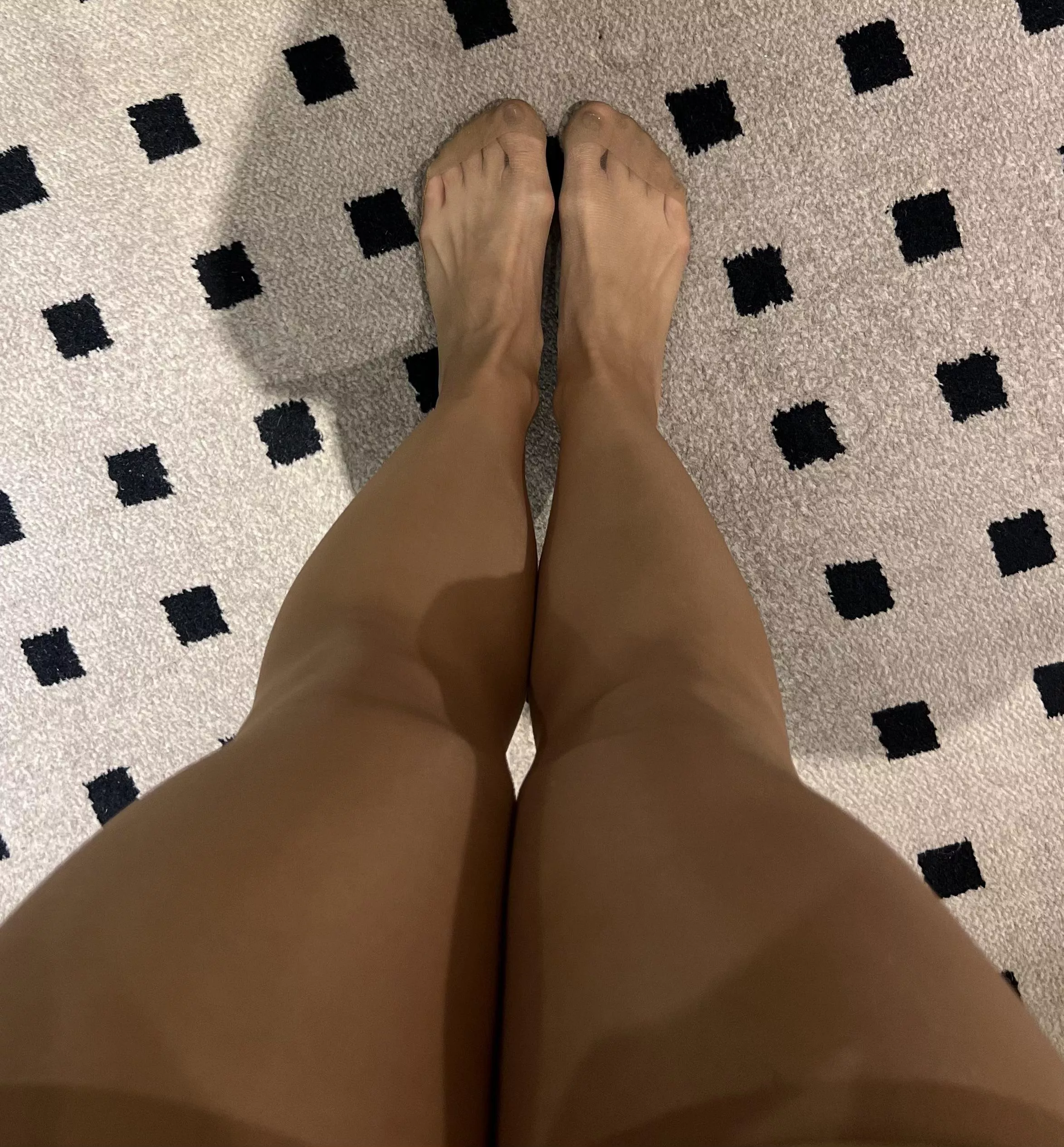 The moment before I slip into my dress and heels