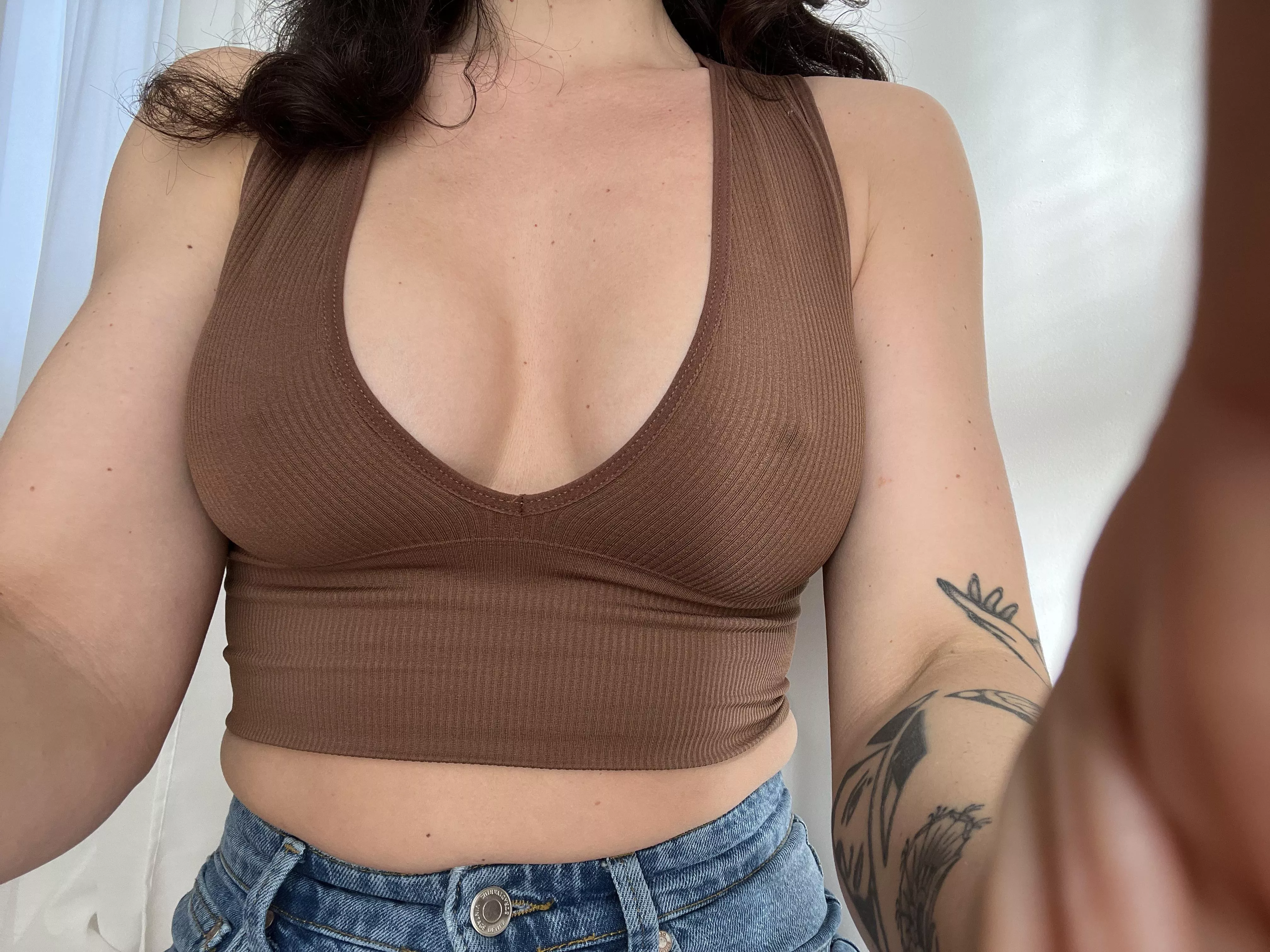 This top hugs me in all the right ways