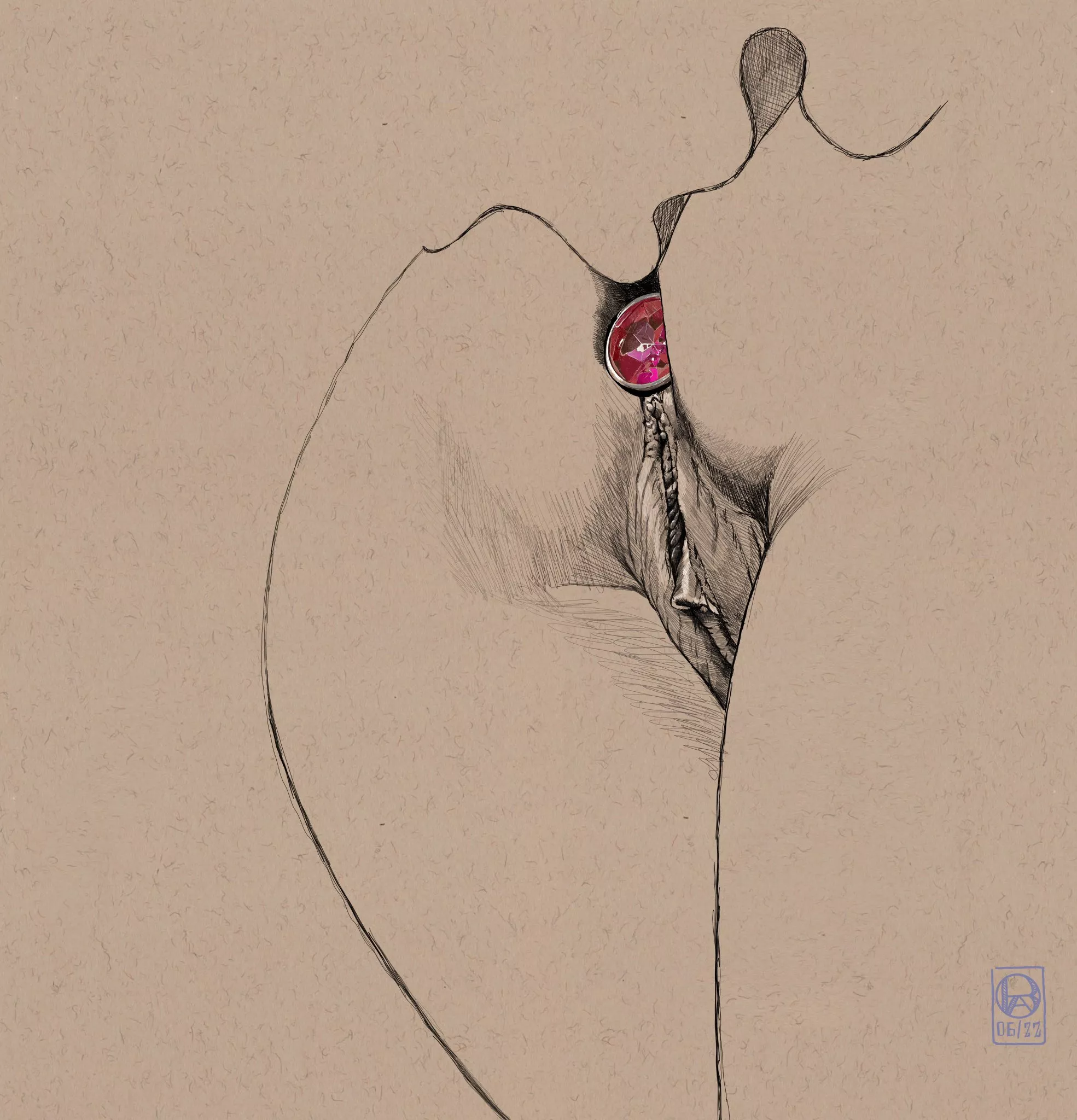 Underskirt drawn by me