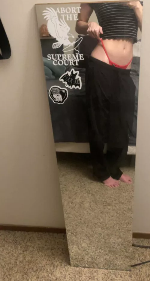 Want to pull my thong to the side?