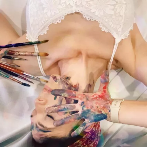 When YOU are your own canvas 🥰