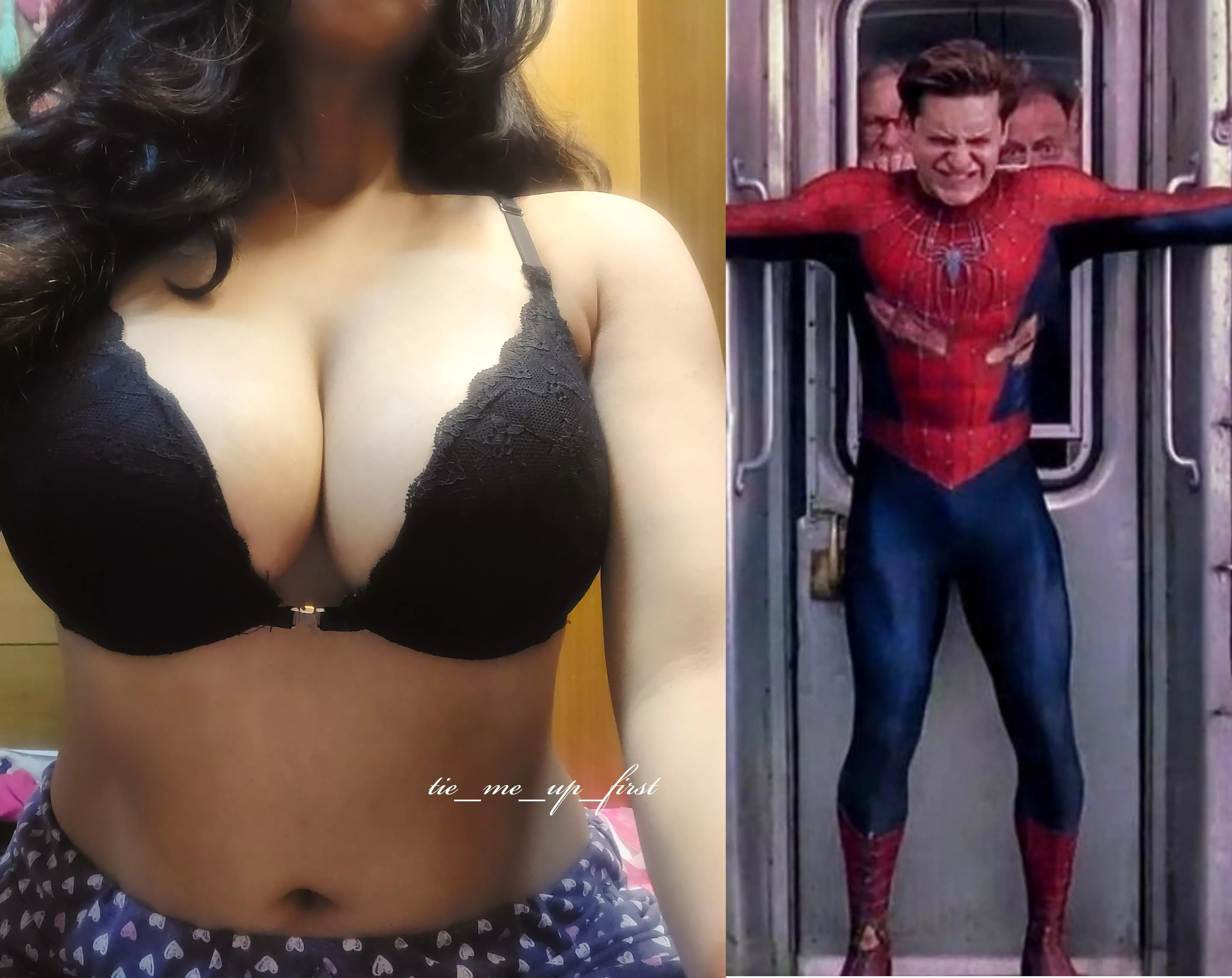 Who did it better?My bra hooks or Peter Parker?