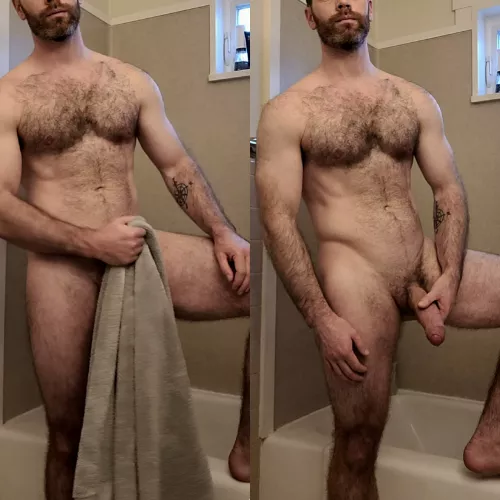 Whoops, dropped my towel