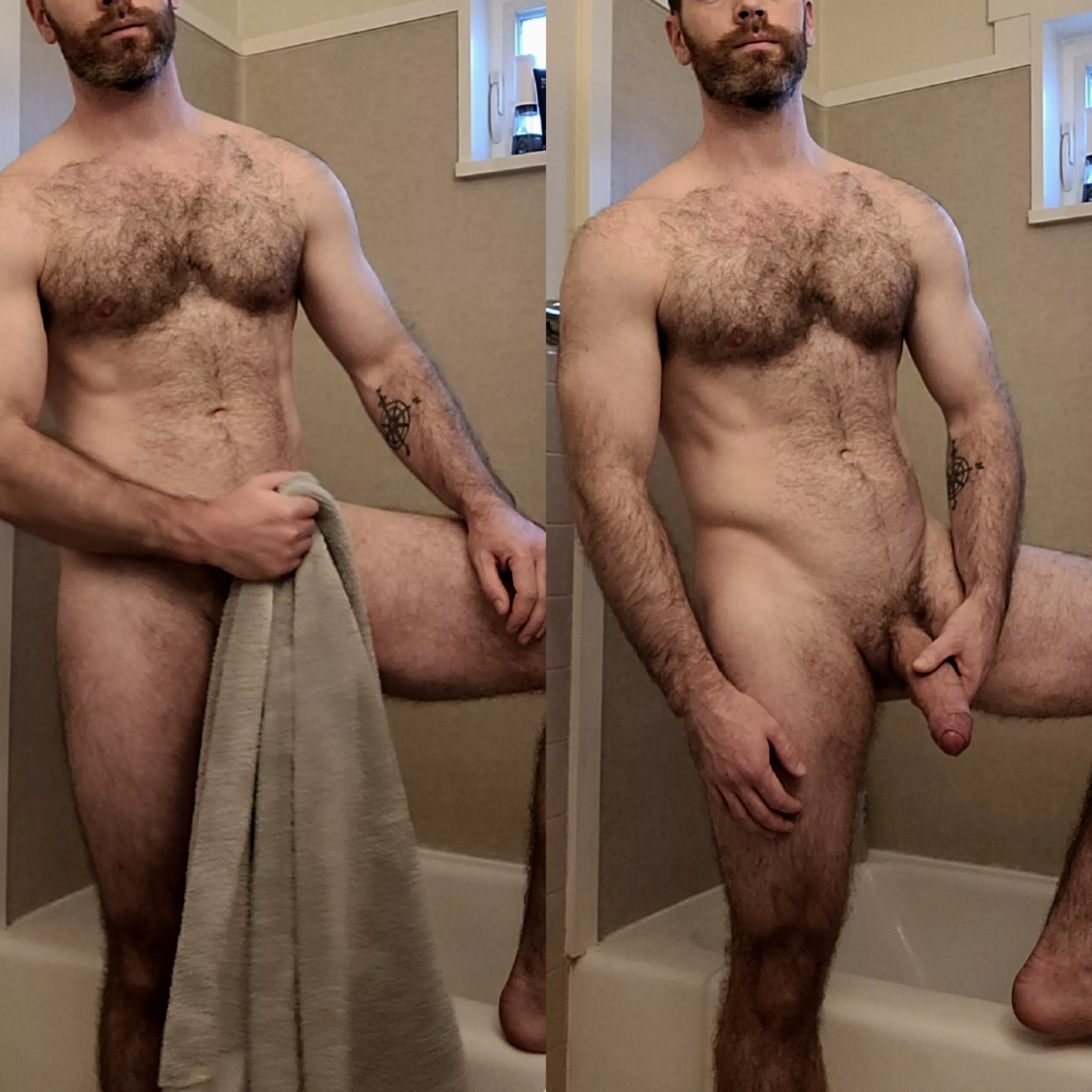 Whoops, dropped my towel