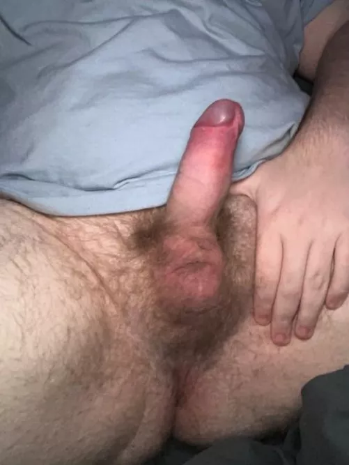 Would u like to taste my sweaty, hairy cock and hole 👀