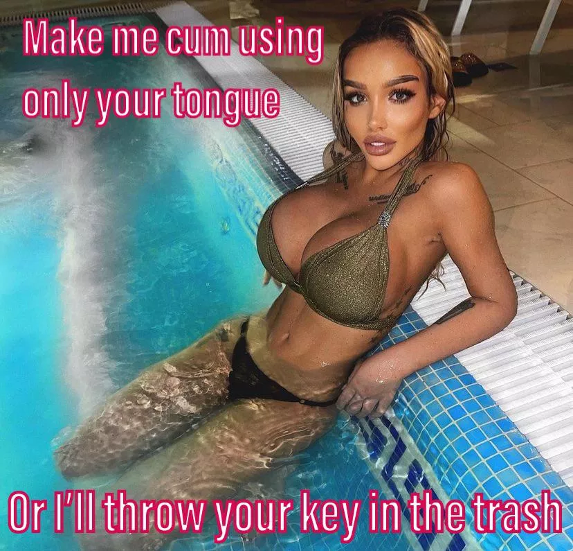 You better get used to wearing that cage!