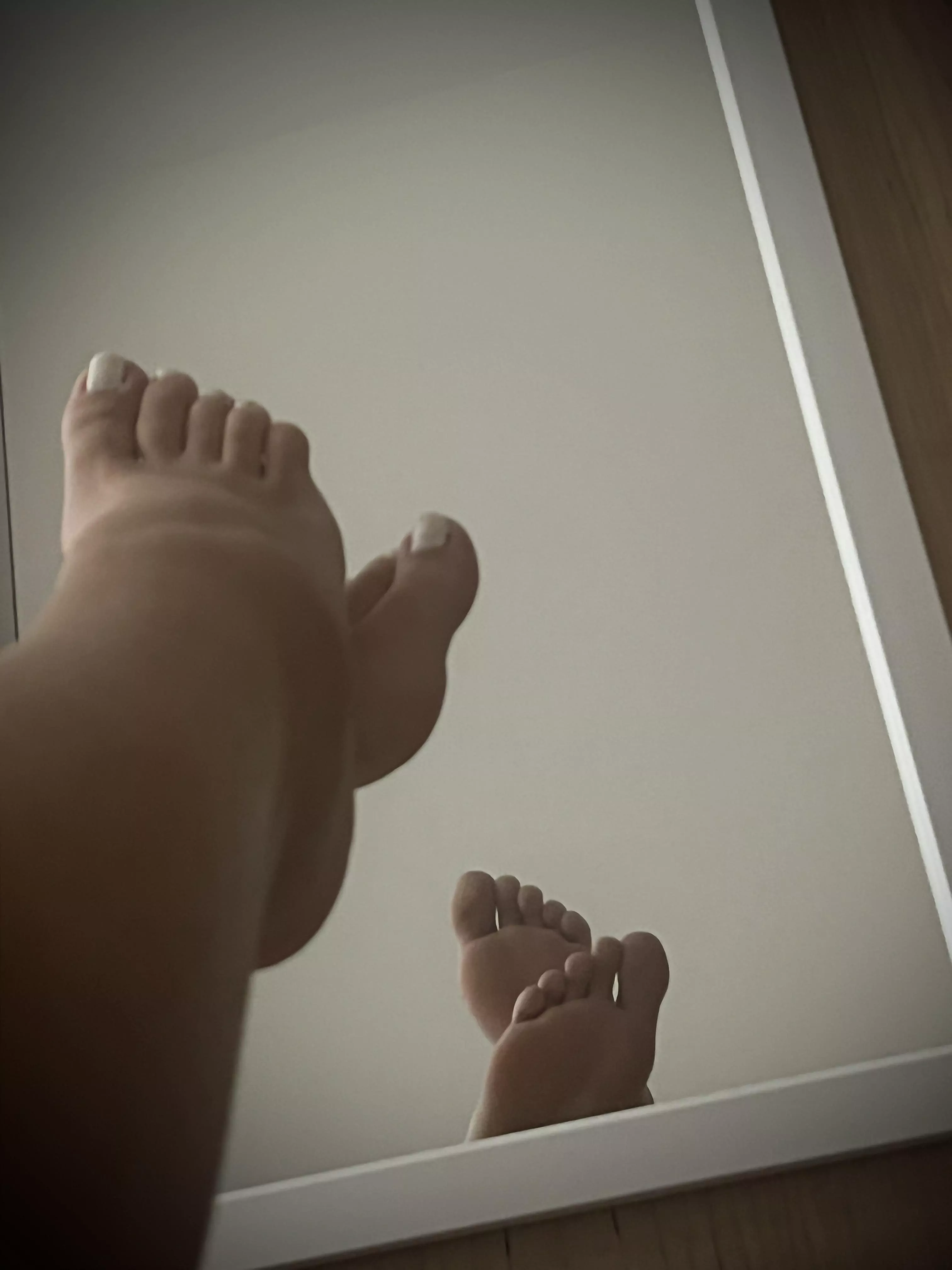 you lick while i watch in the mirror?