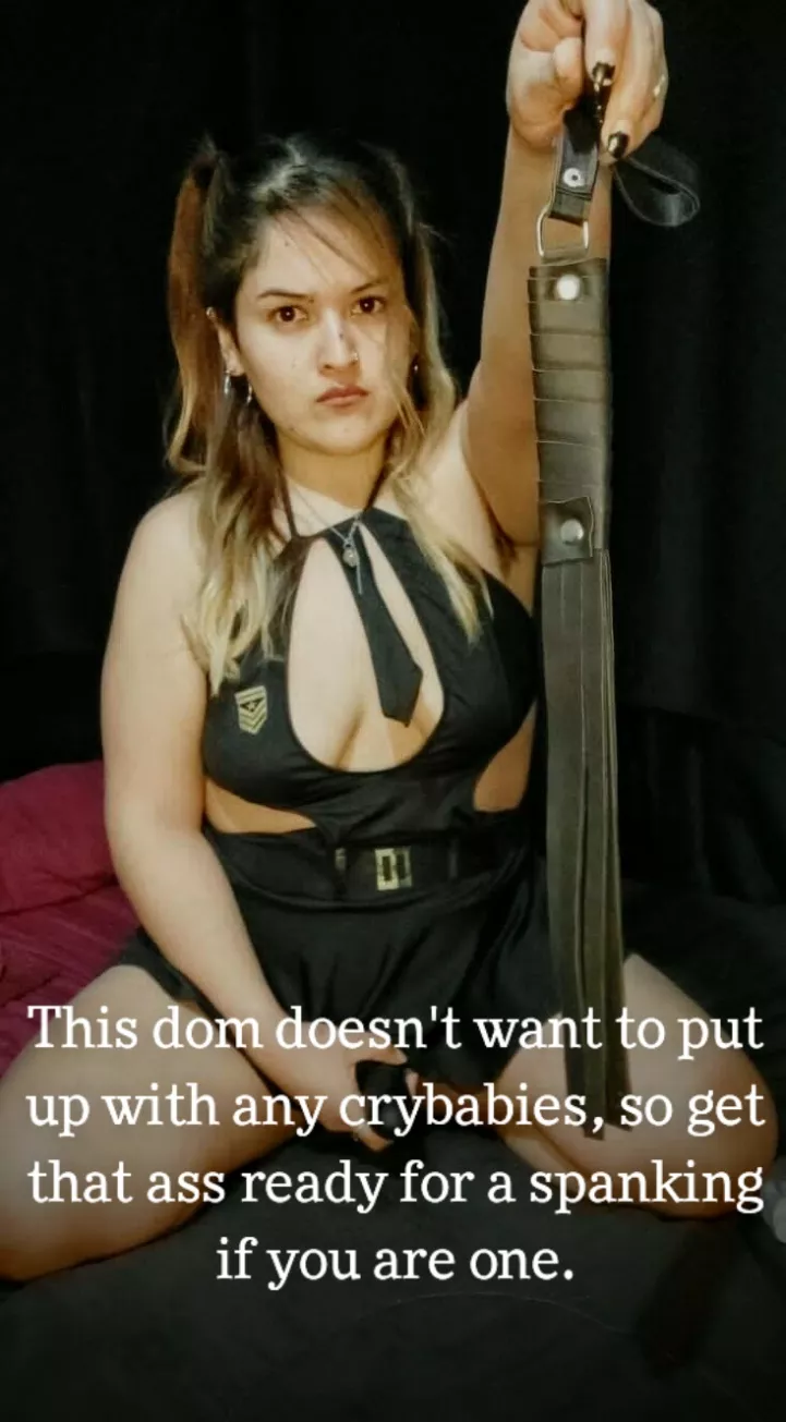 You need a firm hand to be a good obedient puppy.