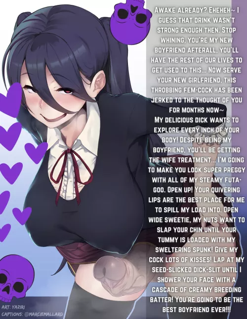 Your stalker wakes you up~ [Noncon] [Drugged] [POV] [Futanari] [Yandere]