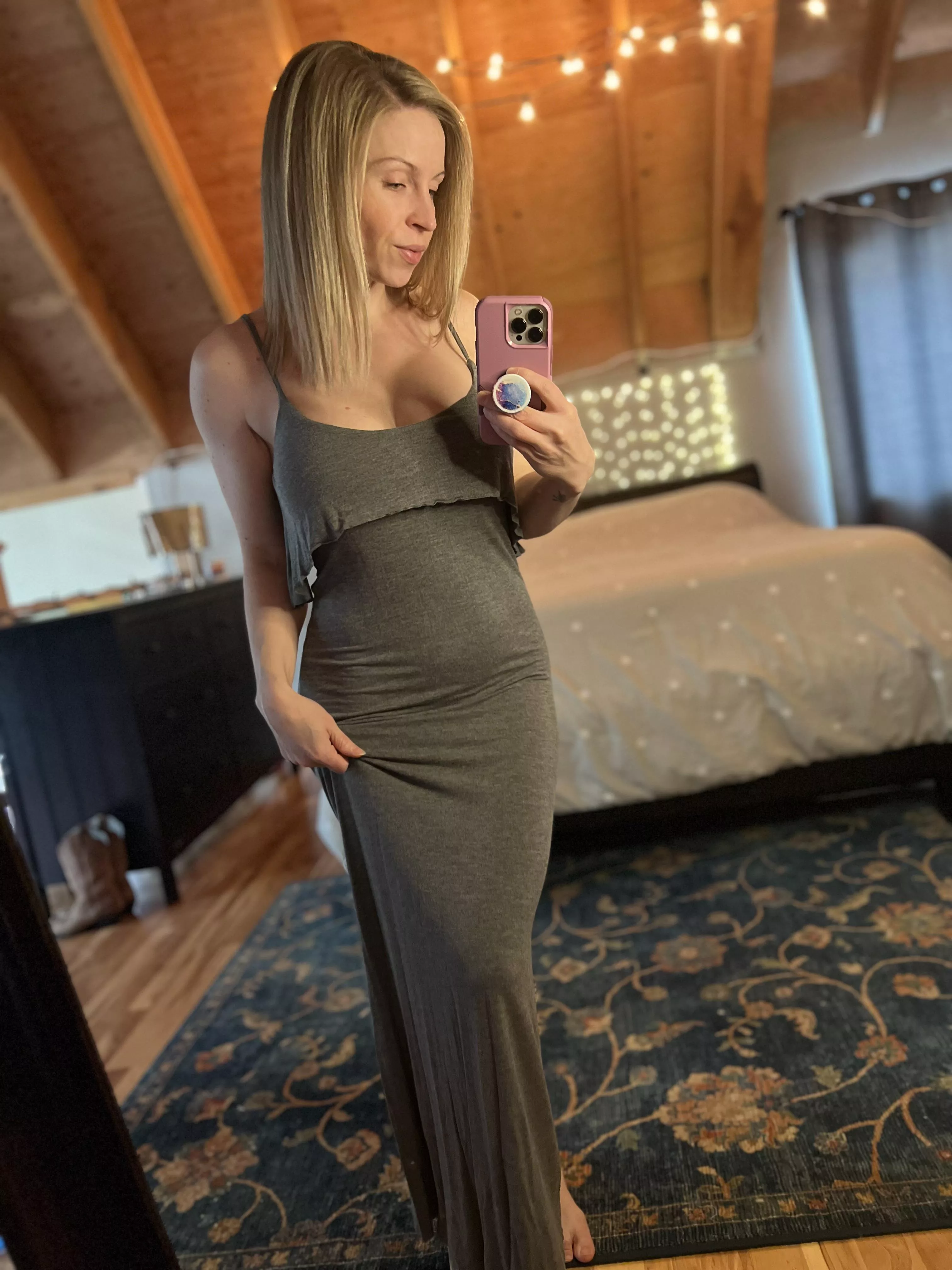 38F and feeling sexy in this dress