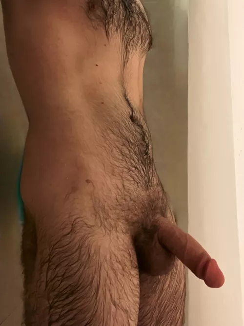 Anyone wanna join me and my cock in the shower?