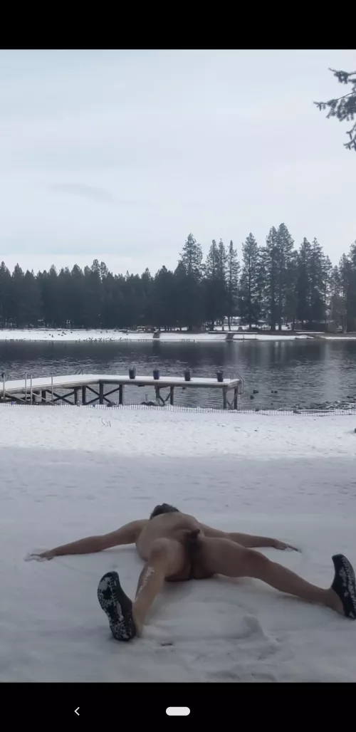 Bare Bear al Snow Angel 2