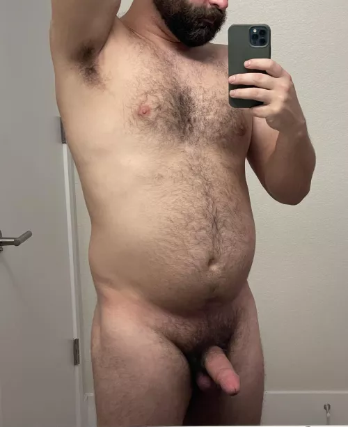 Beard and half-boner
