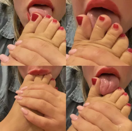 Cumming on my feet is the best form of birth control