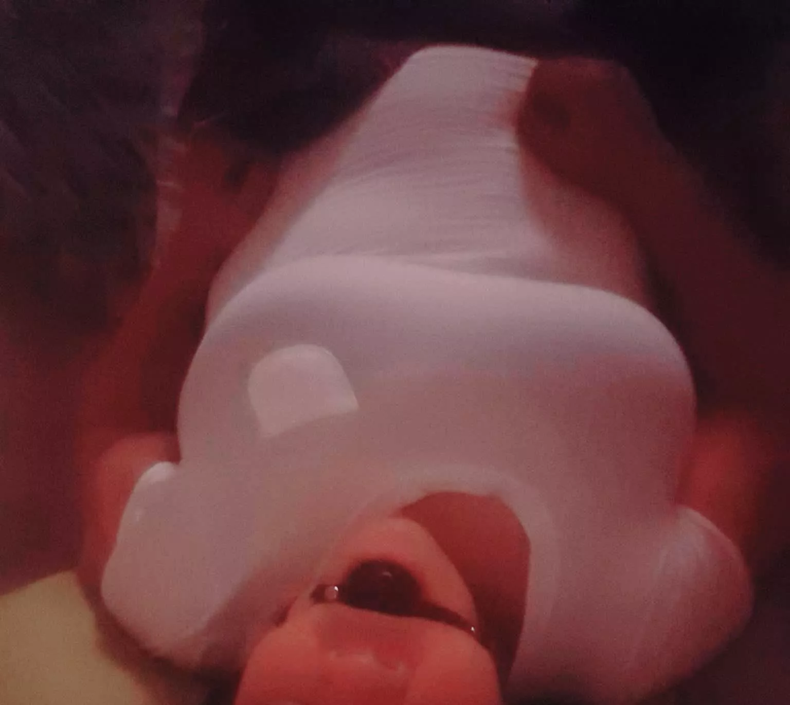 Daddy took this right before he fucked me last night! The Ballgag was suuuper tight 🤐