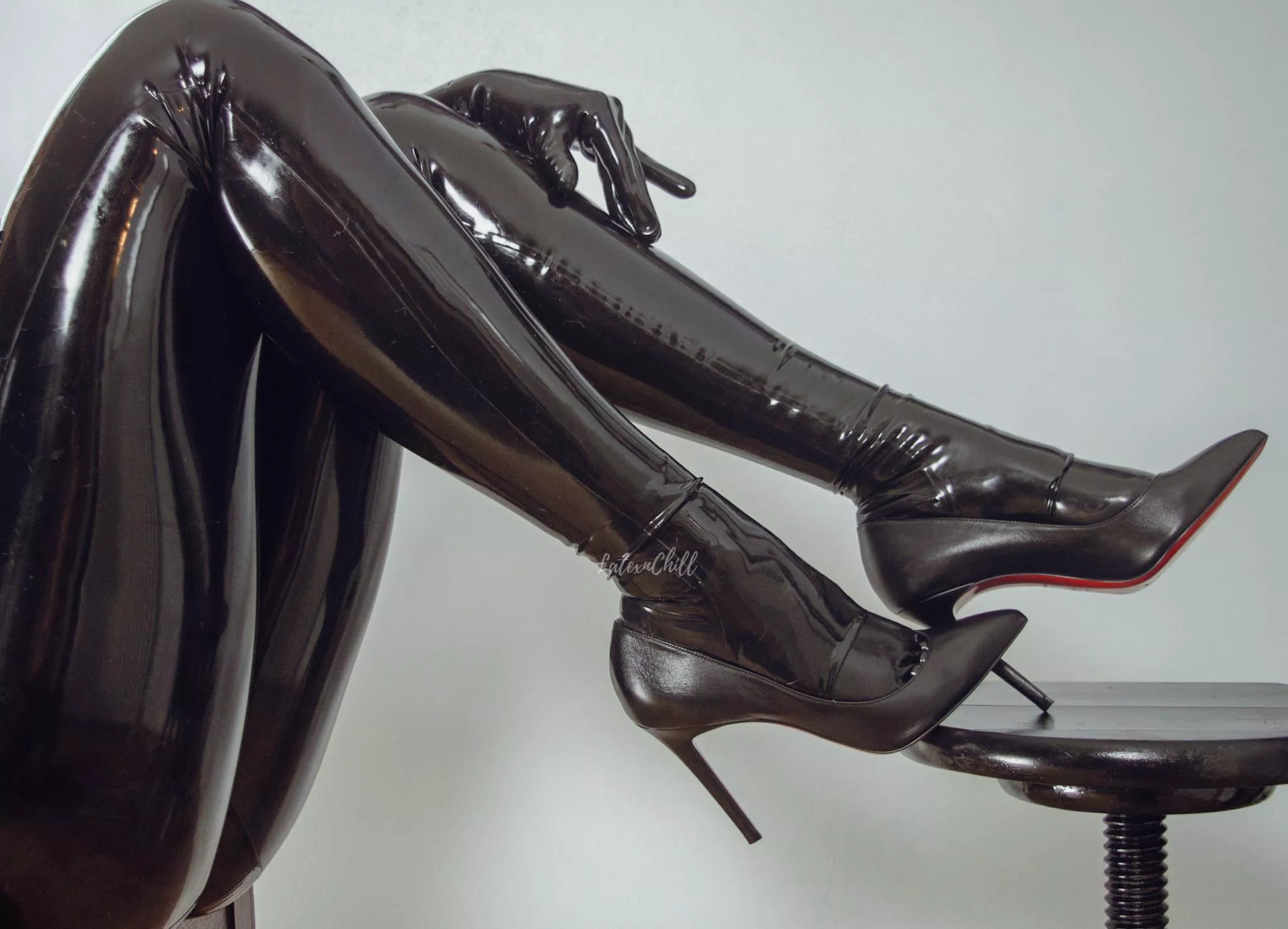 Do you want to lick my latex, or my leather first?