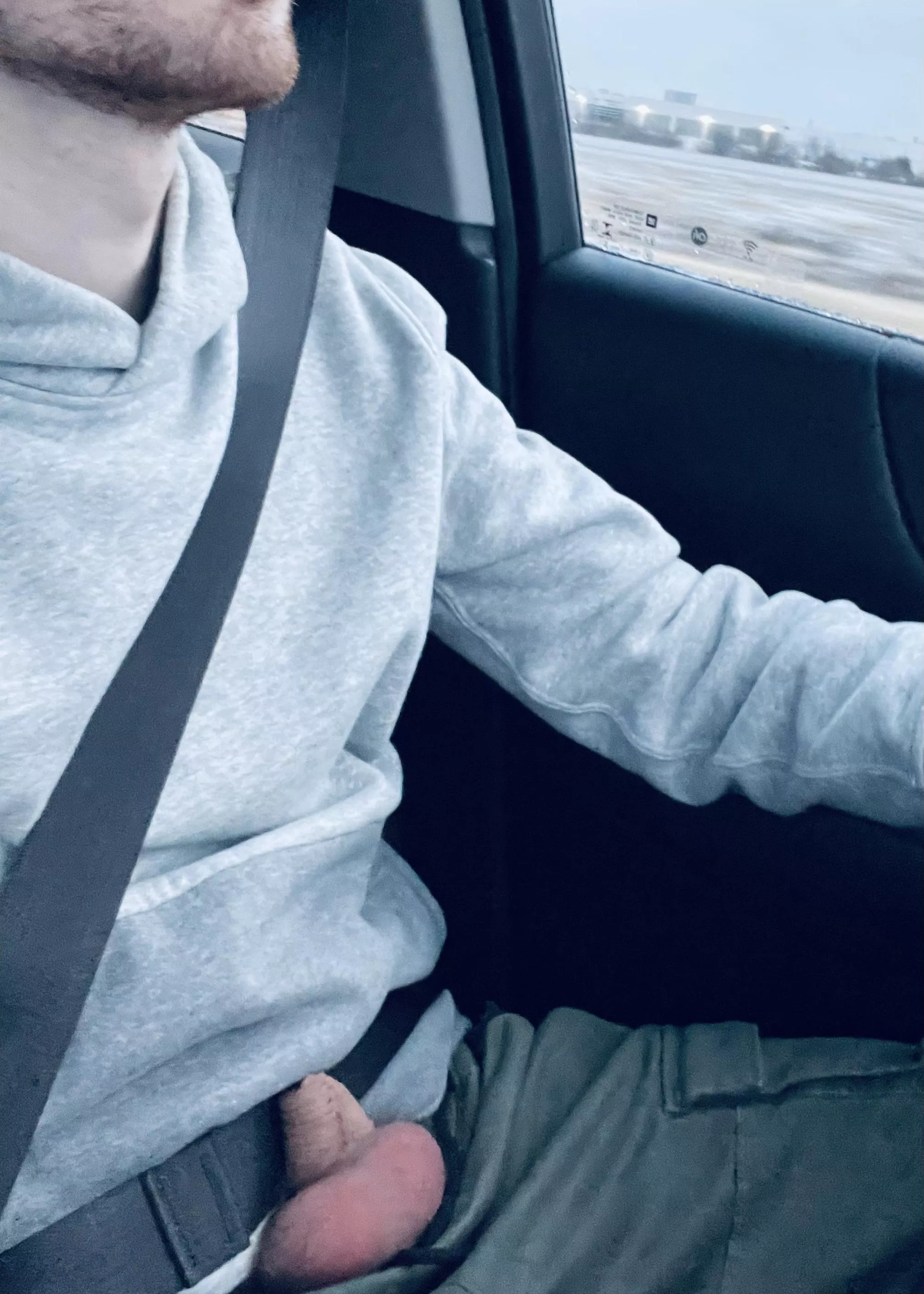 Driving with the lil guy out