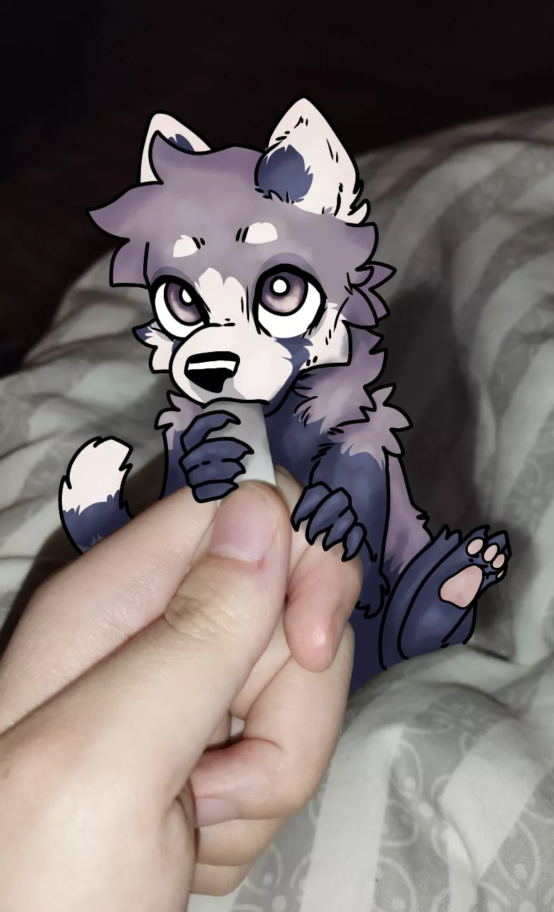 fursona stealing my gum