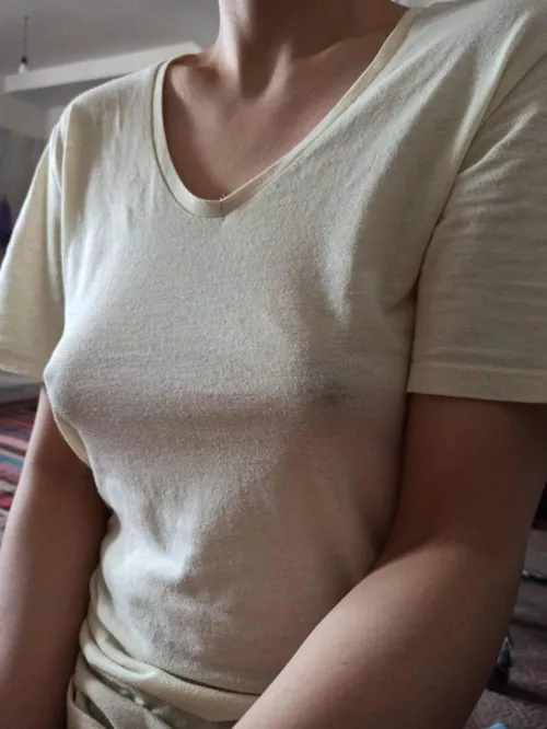 He wants me to walk around braless:)