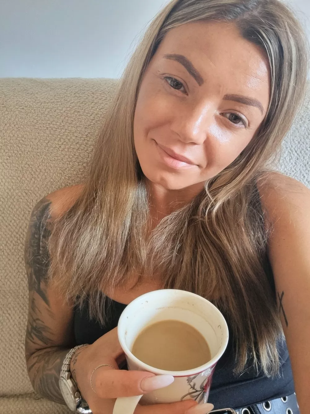 I hope a cup of coffee can brighten up your day.