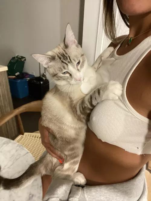 I never wear bras...or underwear.