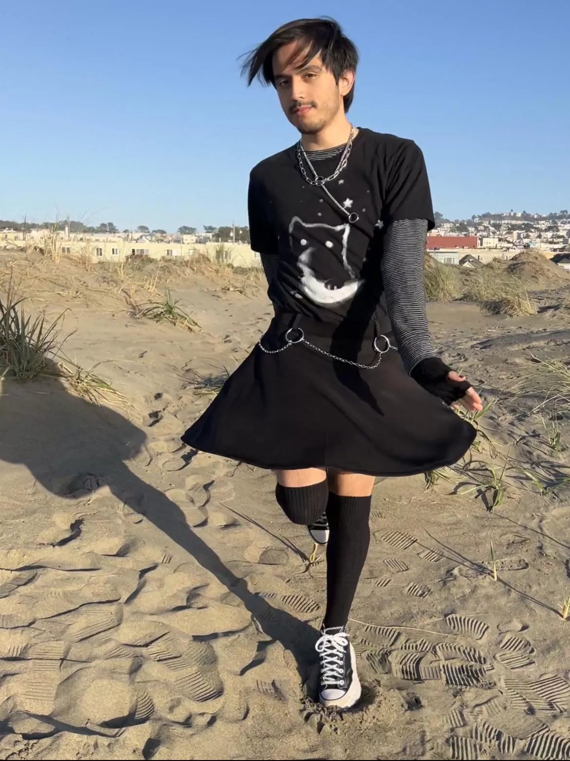 I went out in a skirt for the first time ever