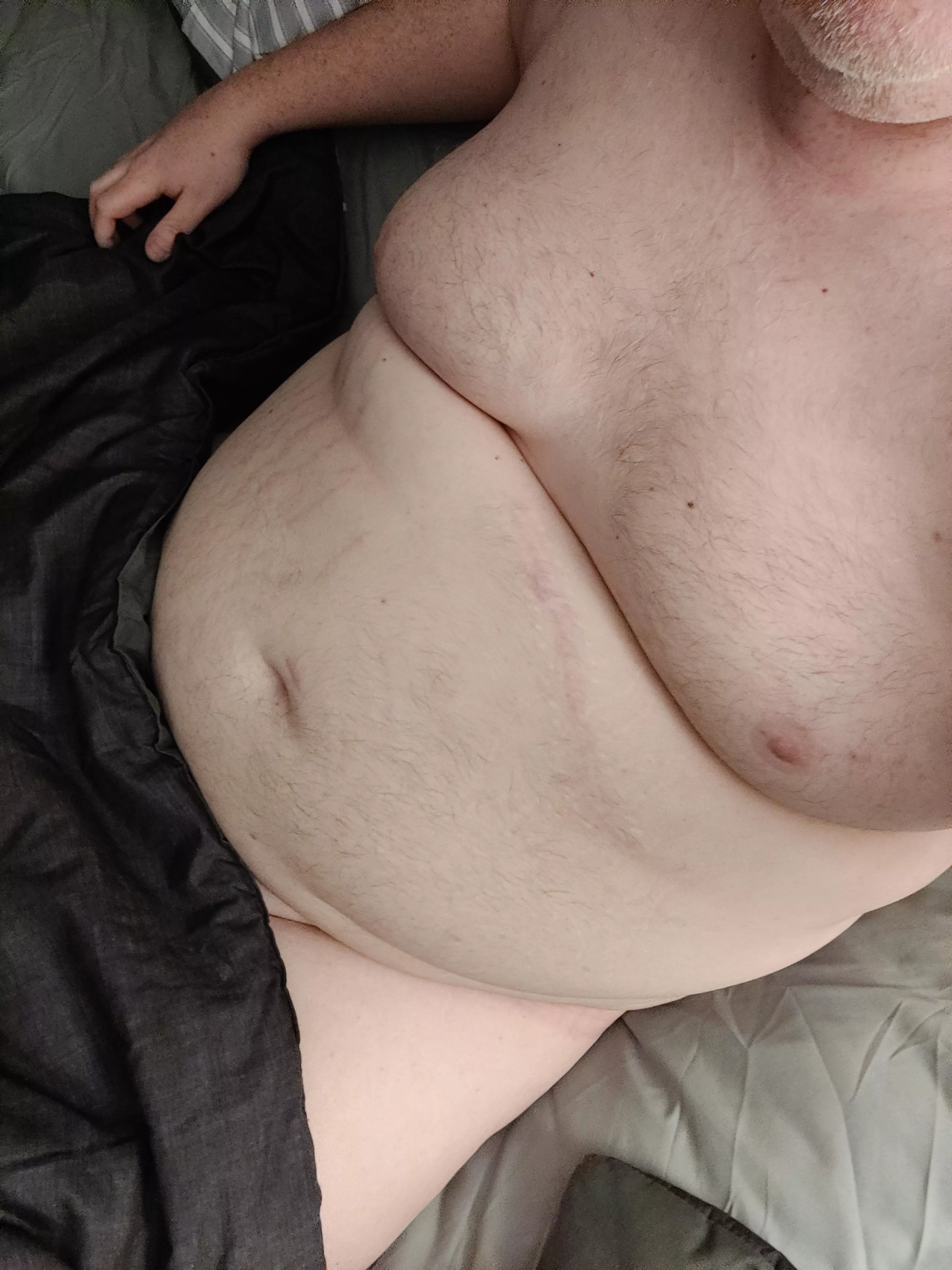 laying around after work again