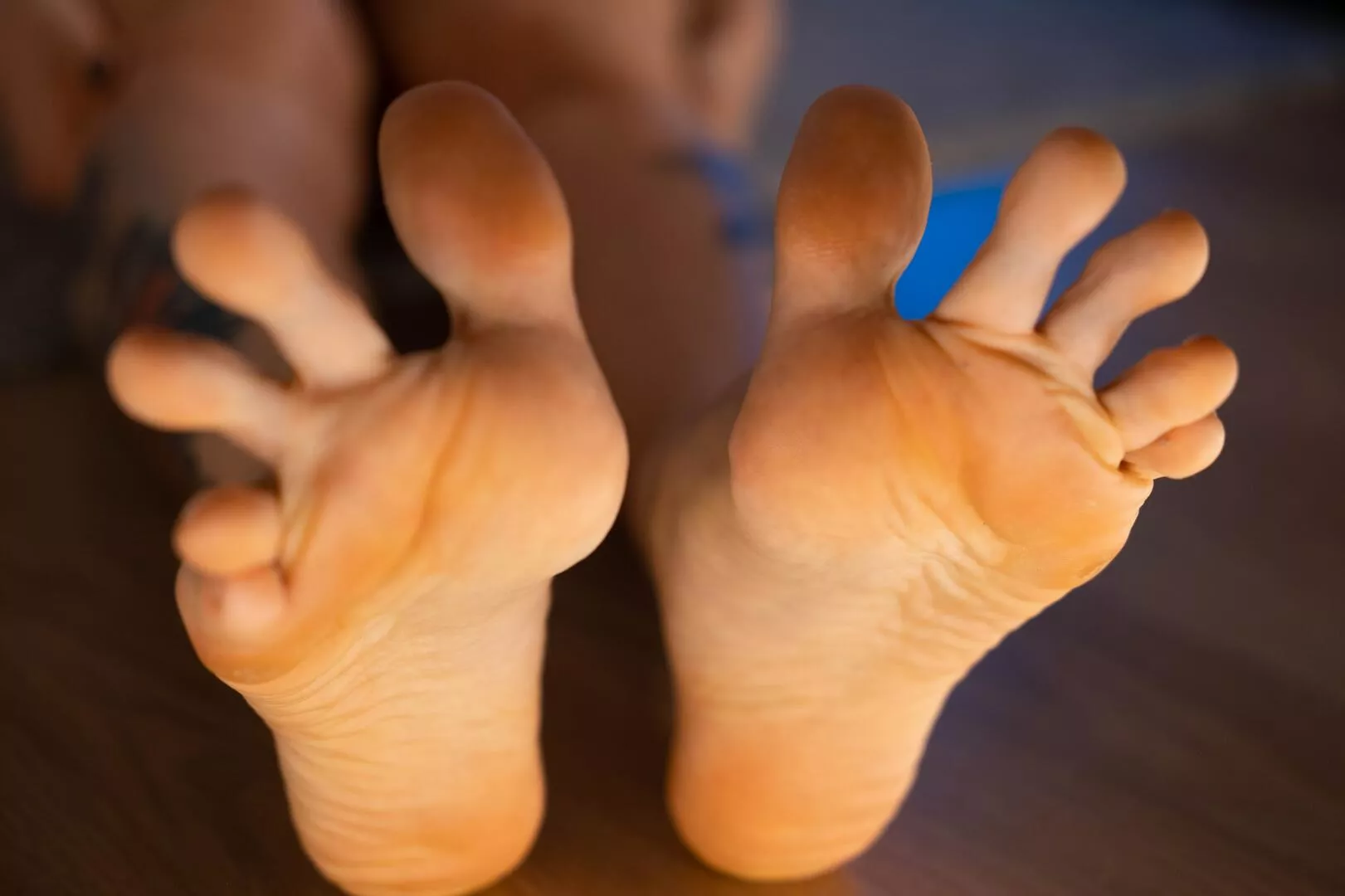 Let’s adore my feet together