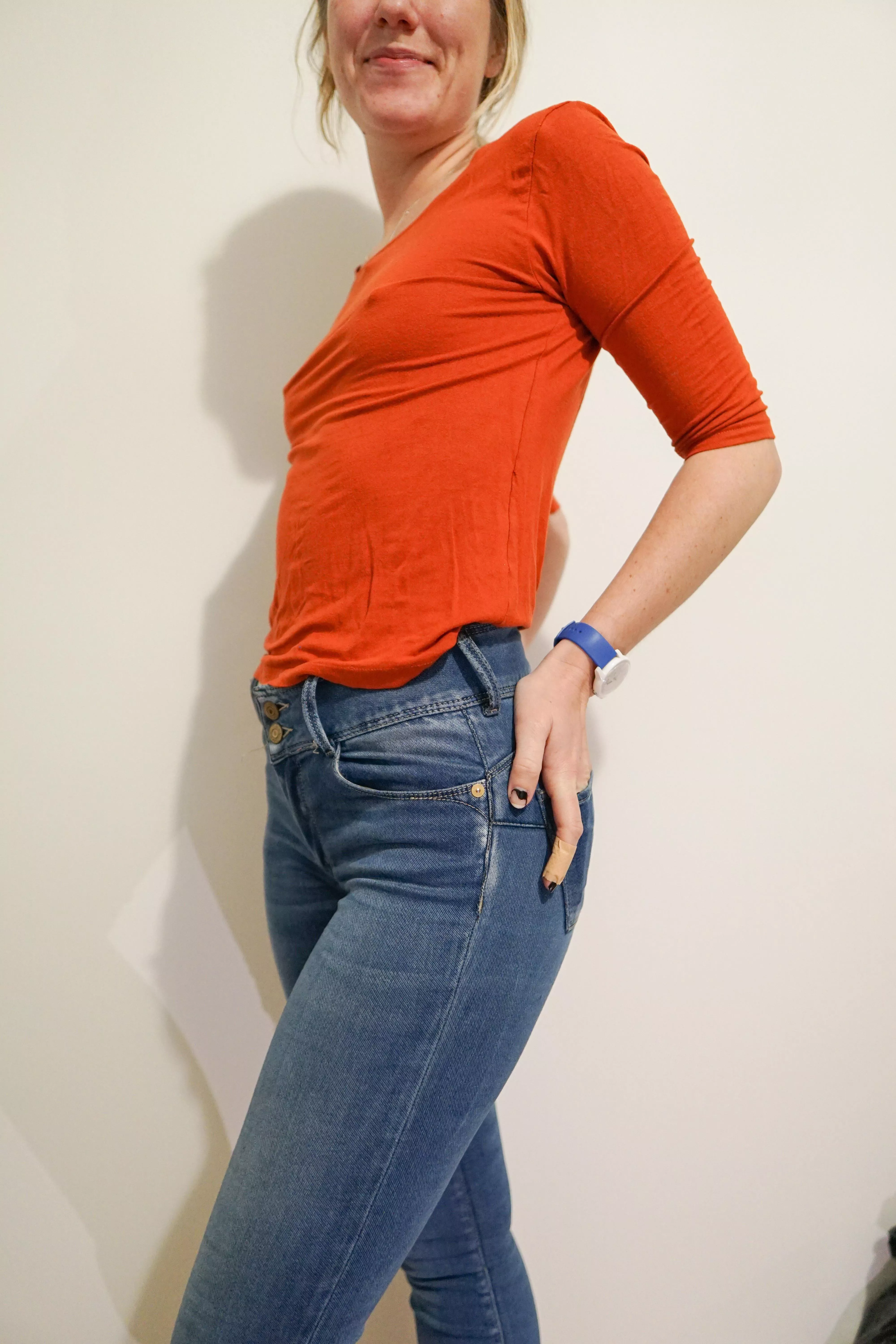 Love the shape of my tits in this shirt