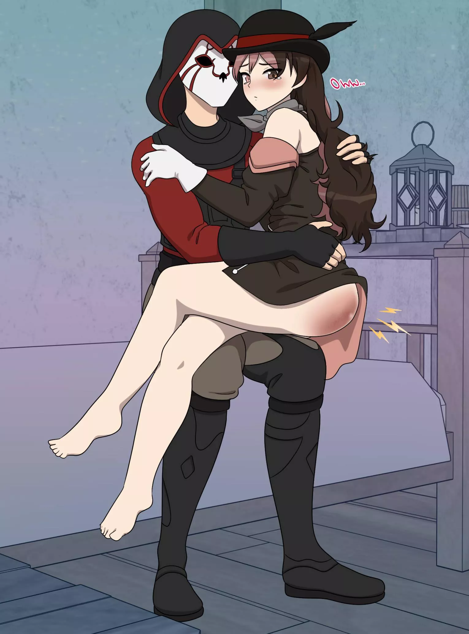 Neo Spanked after-care