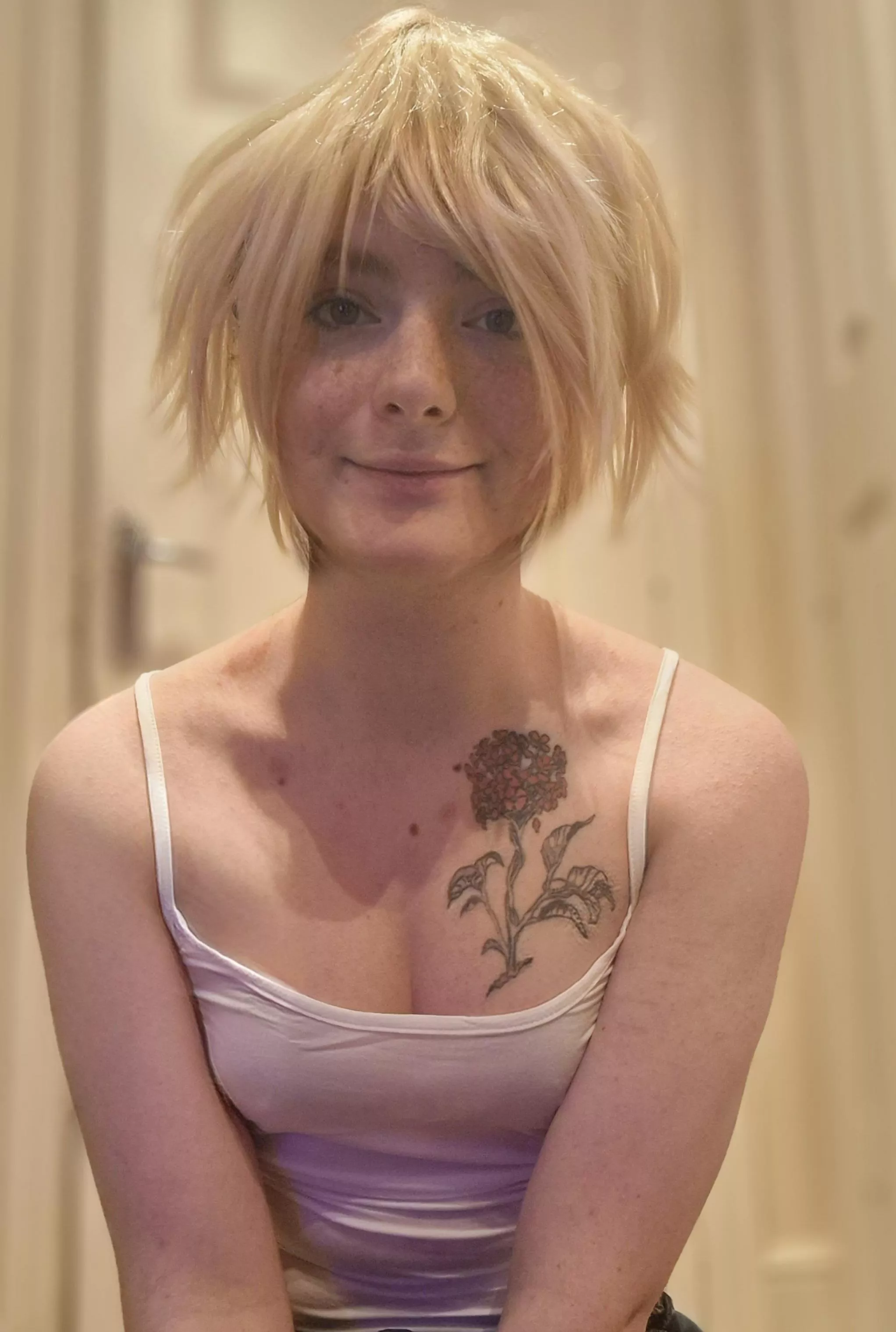 Never worn a vest before uwu