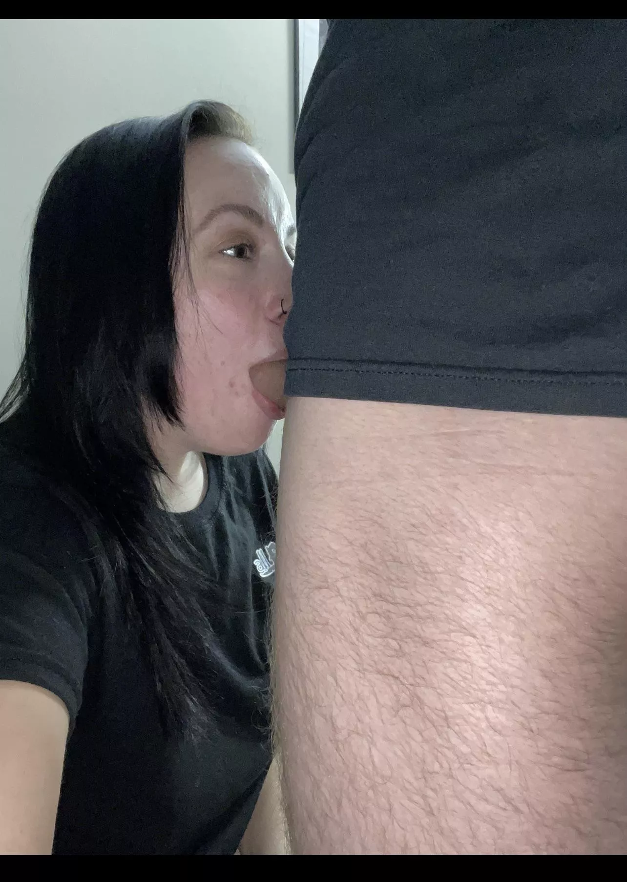 One of my fav pics. Cleaning daddy after fucking several other women this week 😍