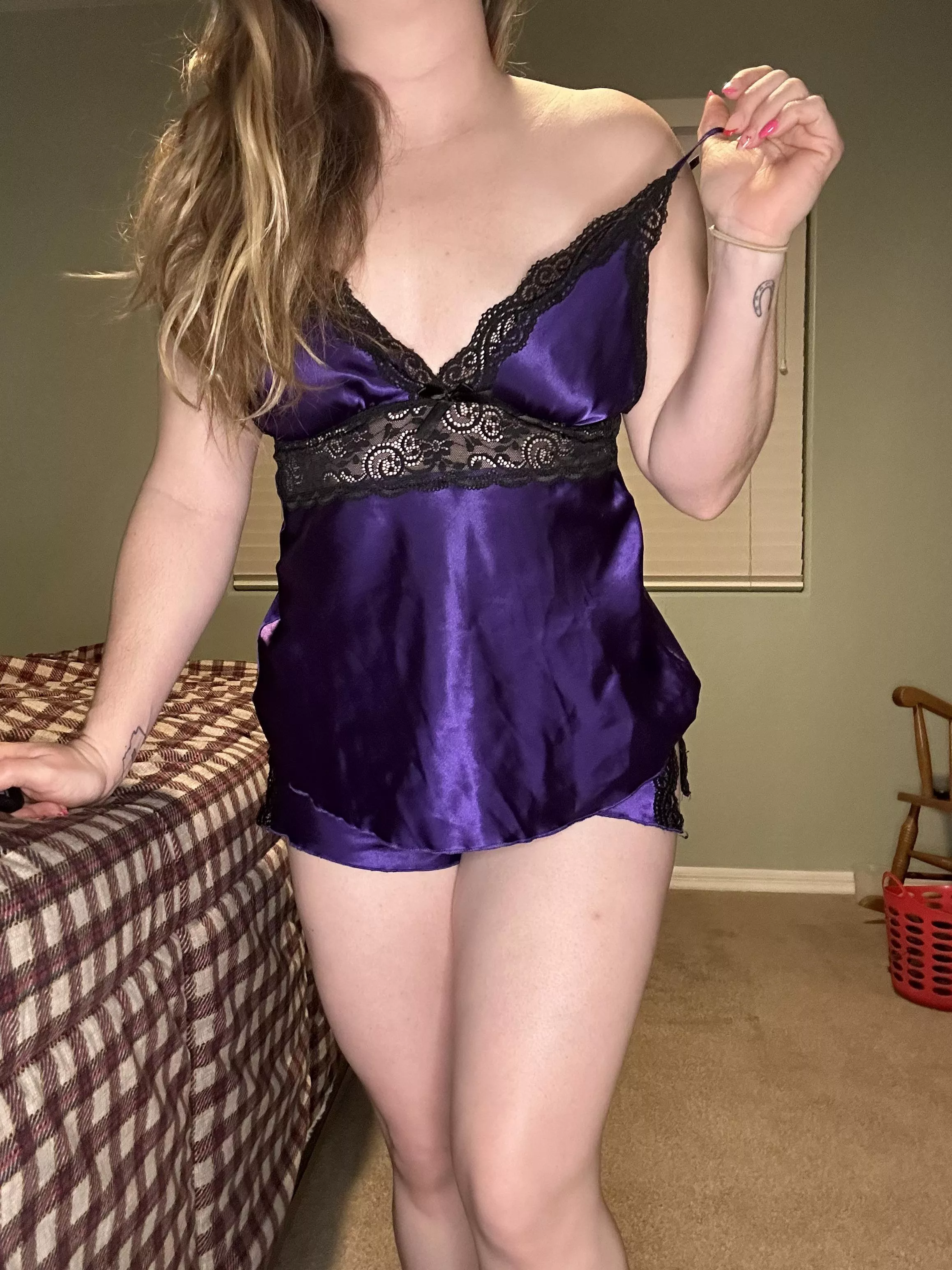 Pajama day at school. Should [Mrs] wear this?