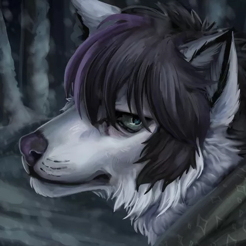 Portrait / icon commission (art by me, @alrxse)