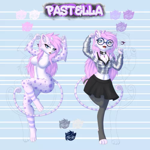 Refsheet for TKloner (art by me, commissions open, any questions DM me, and info in comments)