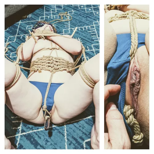 Rope Corset/ Garters/ Crotch Rope