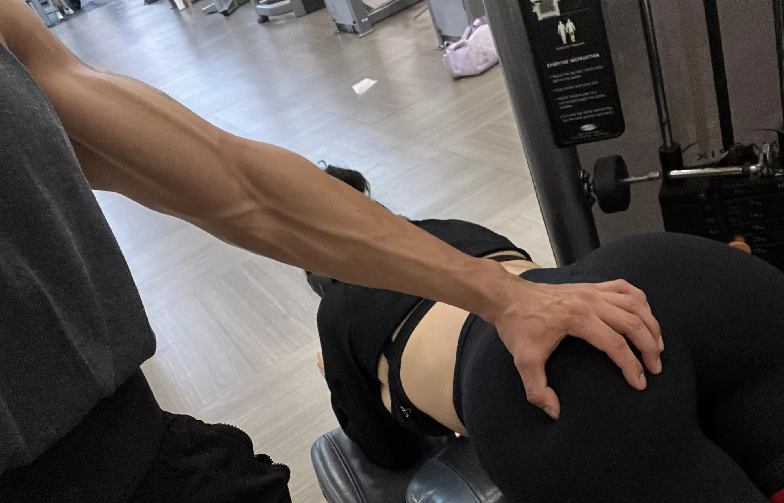 Strong forearms to grip on to things :)