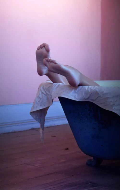 This tub is so big just for me!