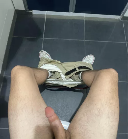 Waiting for a blow job at the airport