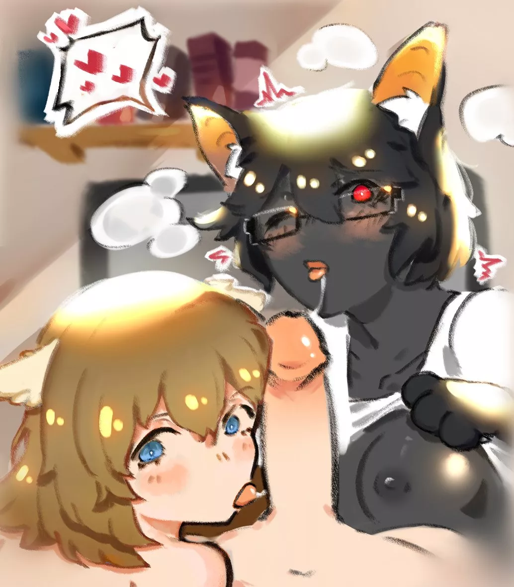 Waking up to something nice.