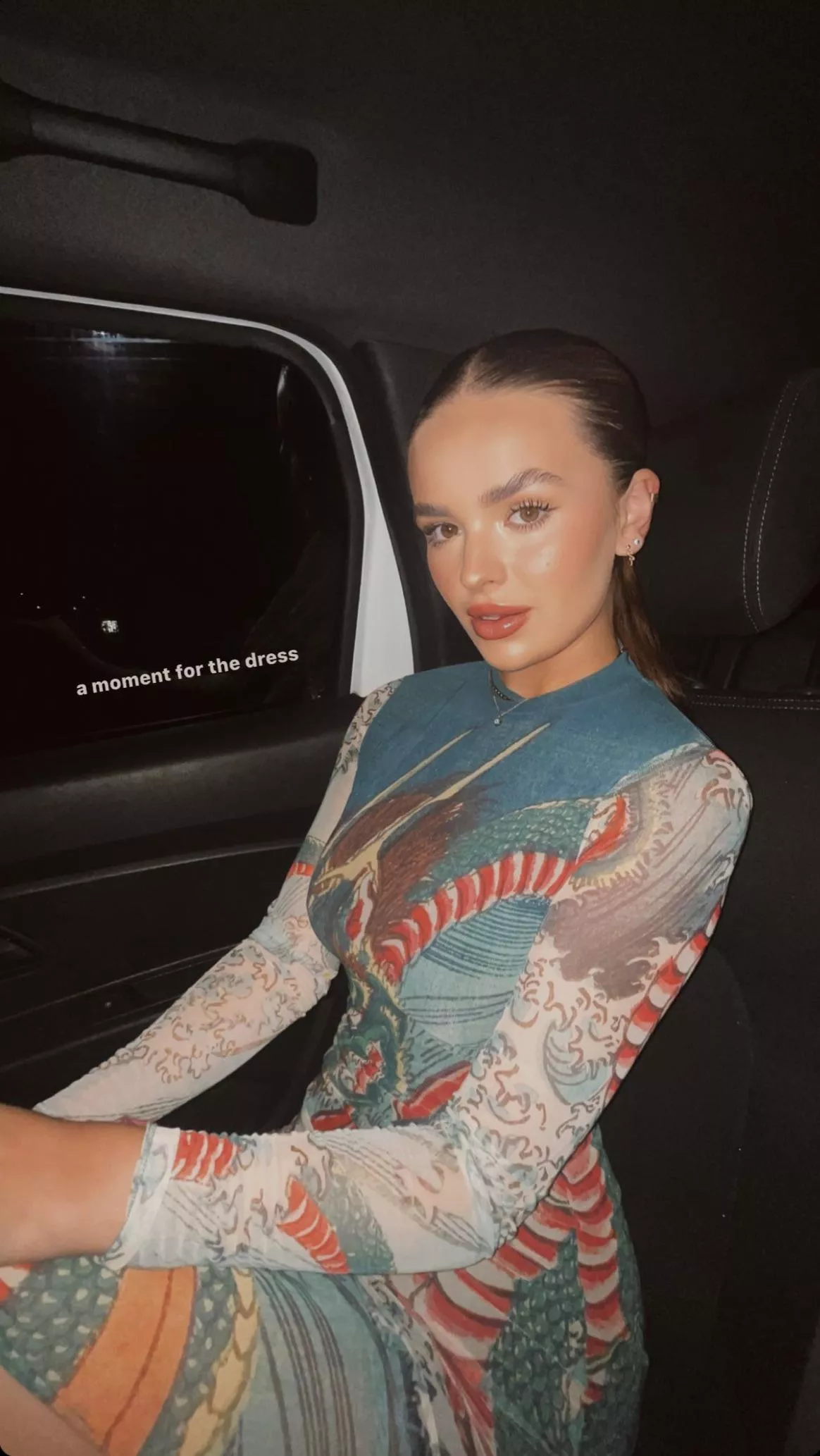 A moment for the dress indeed.