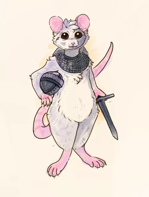 A very brave knight. [Art by me]