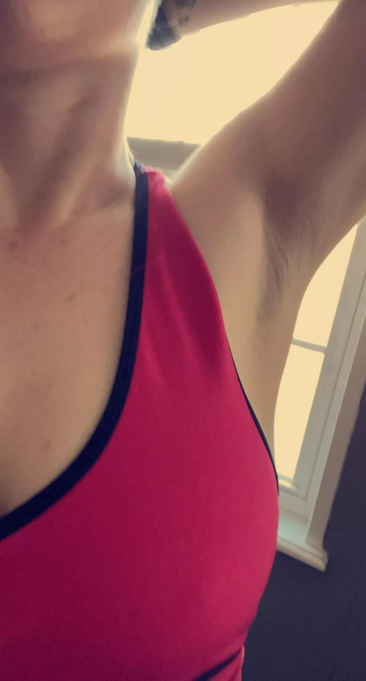 After workout nice and sweaty :))