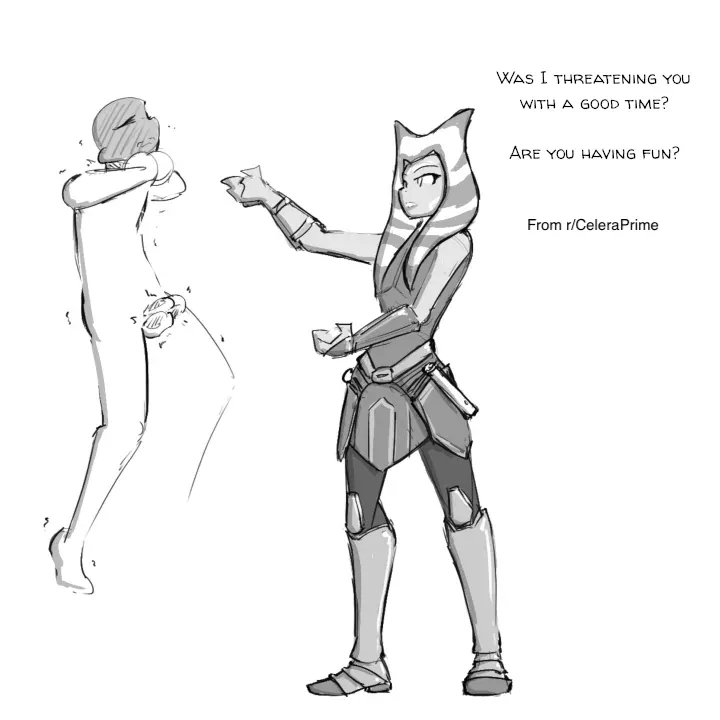 (Ahsoka Tano) Force Busting [Artist: r/CeleraPrime]
